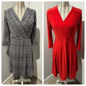 WBHM reversible wrap top dress